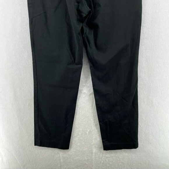 Kenneth Cole Pants Women's Sz 33x30 Black High-Rise Straight Flat Front Stretch - Picture 9 of 11